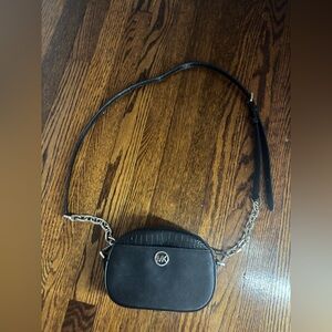 Michael Kors Black Crossbody Bag with Chain Strap